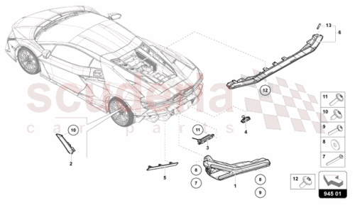 Part Diagram for Lamborghini 47B853252
