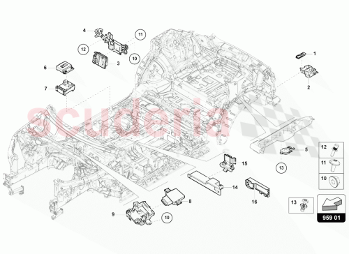 Part Diagram for Lamborghini 4M0907247A