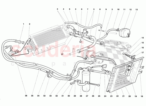 Part Diagram for Lamborghini 004535413
