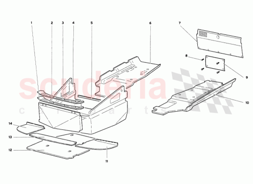 Part Diagram for Lamborghini 0068007177