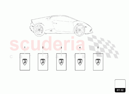 Part Diagram for Lamborghini 4T0012756SC