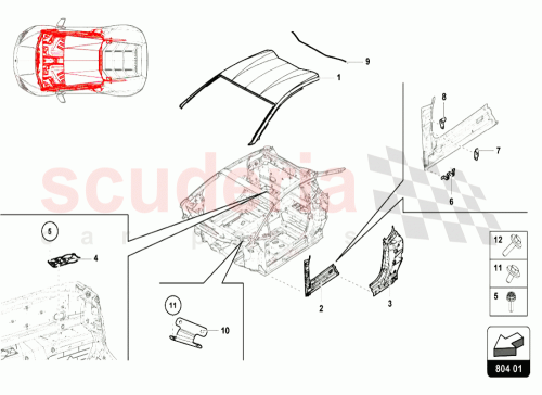 Part Diagram for Lamborghini 4T0000302B