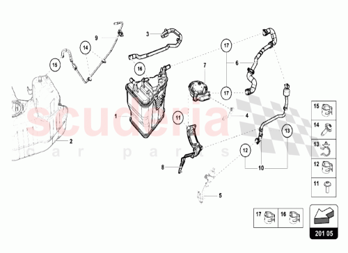 Part Diagram for Lamborghini N90686901