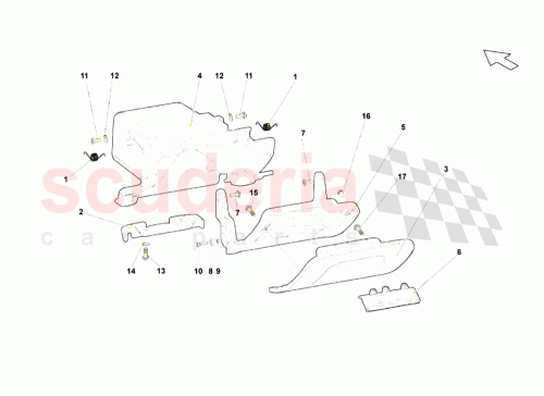 Part Diagram for Lamborghini 402857122A