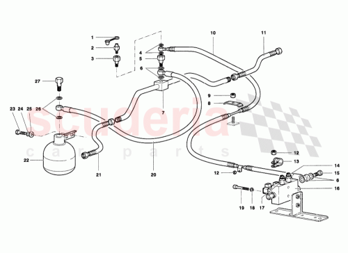Part Diagram for Lamborghini 0R1470156