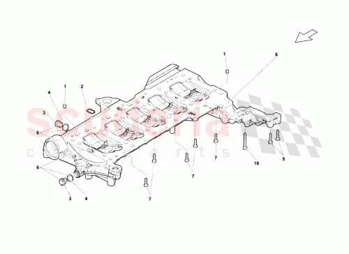 Part Diagram for Lamborghini N91020801