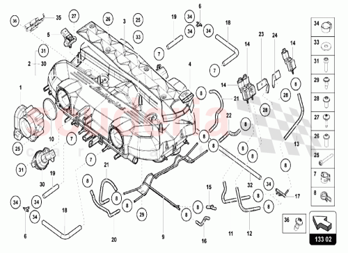 Part Diagram for Lamborghini N10683901