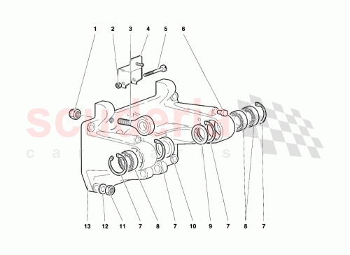 Part Diagram for Lamborghini 004229456