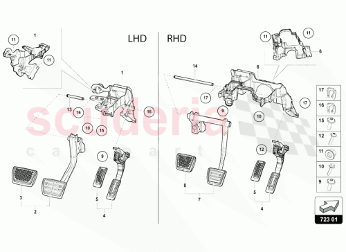 Part Diagram for Lamborghini N90456002