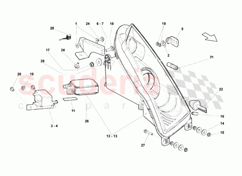 Part Diagram for Lamborghini N10445502