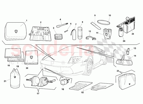 Part Diagram for Lamborghini 418012003K