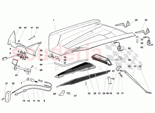 Part Diagram for Lamborghini 895827439D