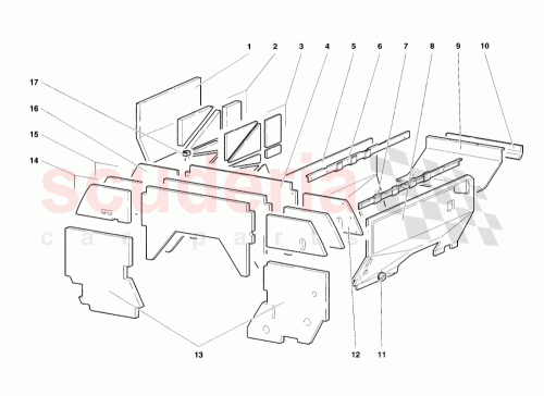 Part Diagram for Lamborghini 009455240