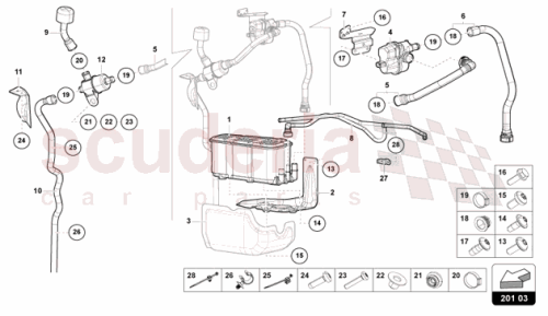Part Diagram for Lamborghini 47B201898