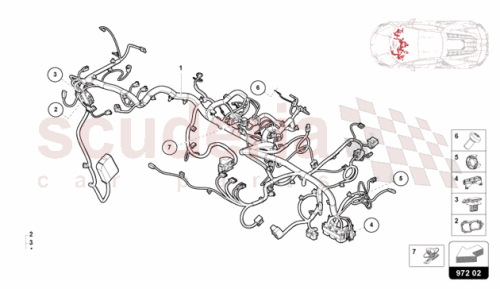 Part Diagram for Lamborghini 47A971050P