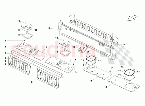 Part Diagram for Lamborghini 408813501G