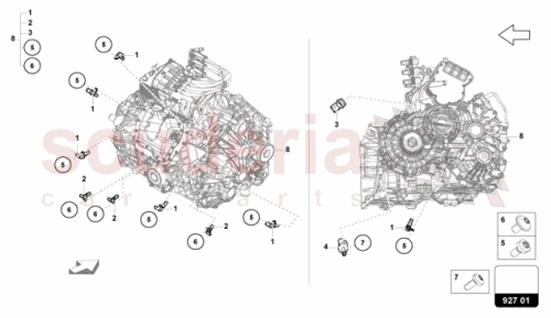 Part Diagram for Lamborghini 47B141297