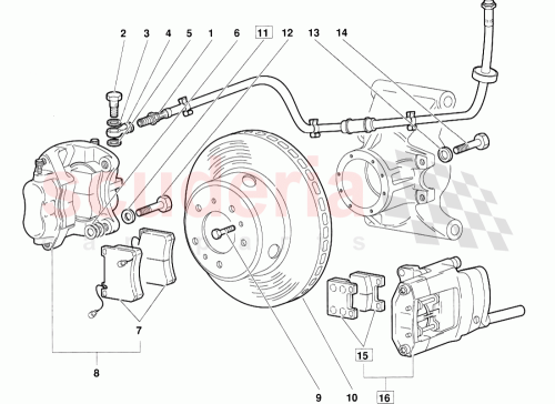 Part Diagram for Lamborghini 003327753