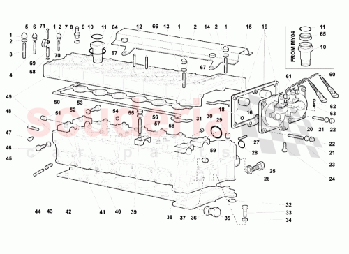 Part Diagram for Lamborghini 07M103286A