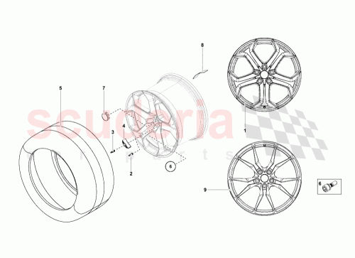 Part Diagram for Lamborghini 470601313C