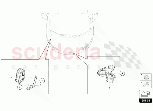 Part Diagram for Lamborghini 4T0951206B
