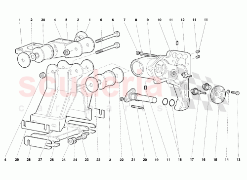 Part Diagram for Lamborghini 008410805