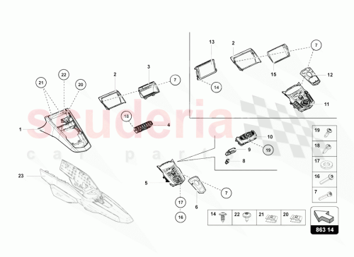 Part Diagram for Lamborghini 471941567N