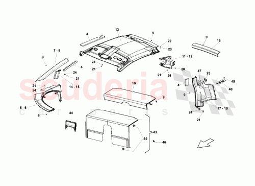 Part Diagram for Lamborghini 408867287