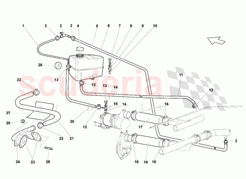 Part Diagram for Lamborghini N91104301