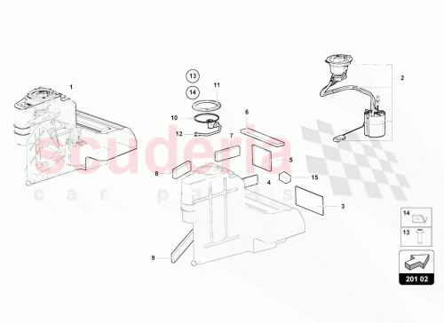 Part Diagram for Lamborghini 470201021J