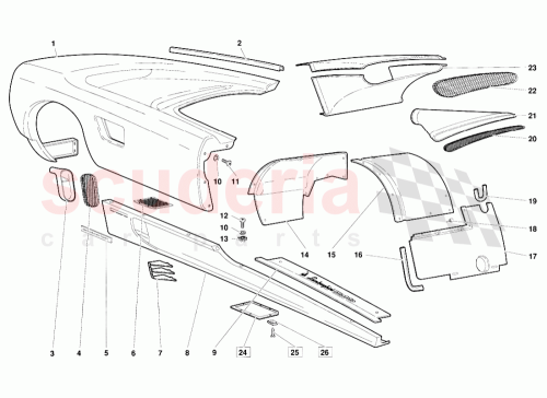 Part Diagram for Lamborghini 009490110