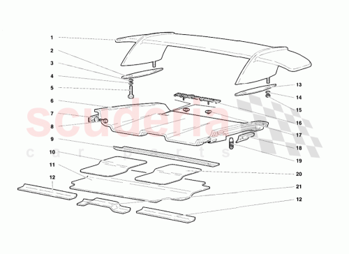 Part Diagram for Lamborghini 008410609