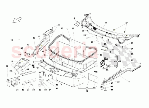 Part Diagram for Lamborghini 400863309
