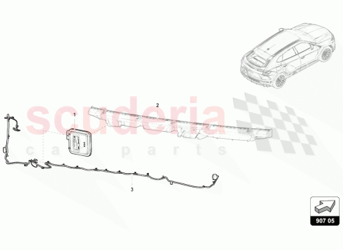 Part Diagram for Lamborghini 4N0907410B