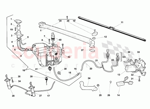 Part Diagram for Lamborghini 418955407