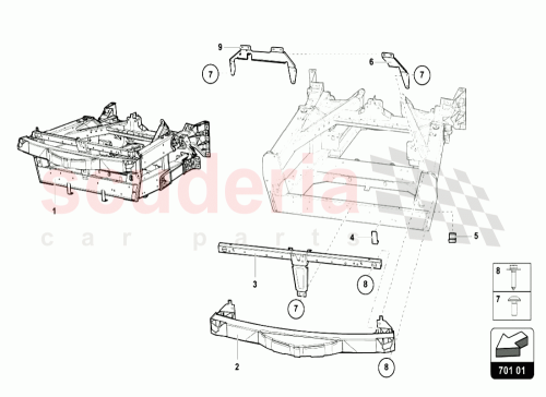 Part Diagram for Lamborghini 470805011D