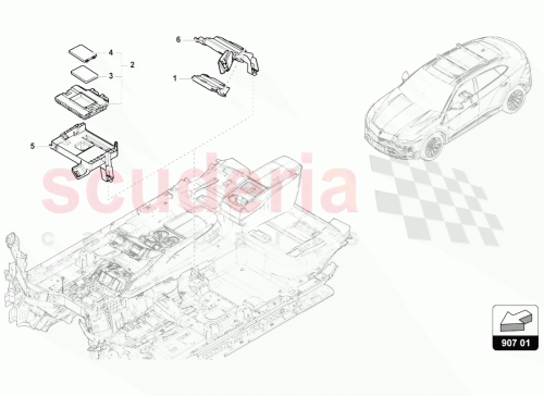 Part Diagram for Lamborghini 4K0907468G