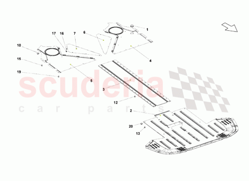 Part Diagram for Lamborghini 408825214