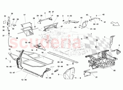 Part Diagram for Lamborghini 418813235
