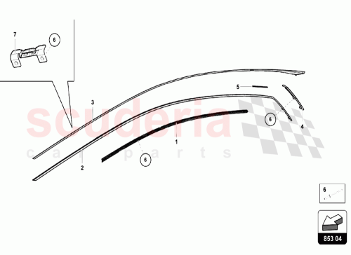 Part Diagram for Lamborghini N91019701