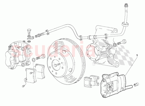 Part Diagram for Lamborghini 003332741