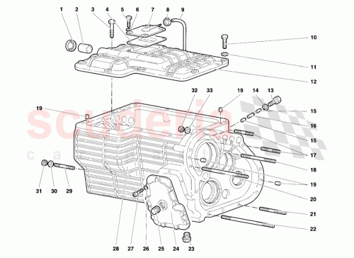 Part Diagram for Lamborghini 008300889