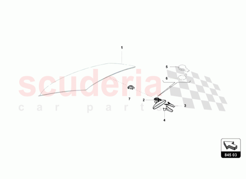 Part Diagram for Lamborghini 8X0857511A4PK