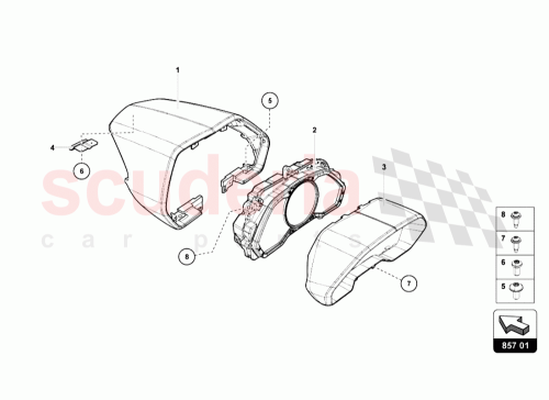 Part Diagram for Lamborghini N91030702