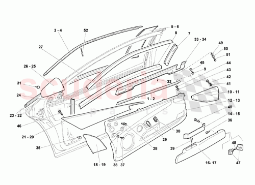 Part Diagram for Lamborghini 418867014C