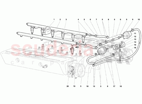 Part Diagram for Lamborghini 002035255
