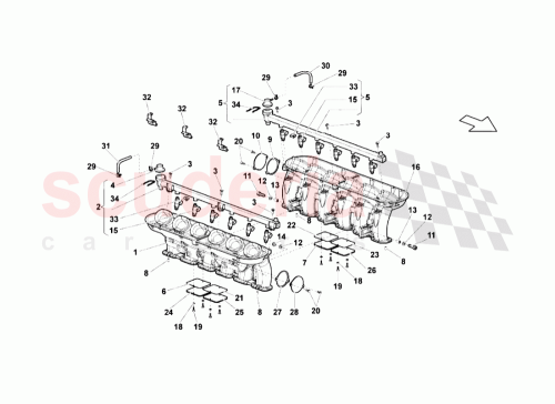 Part Diagram for Lamborghini N10451405