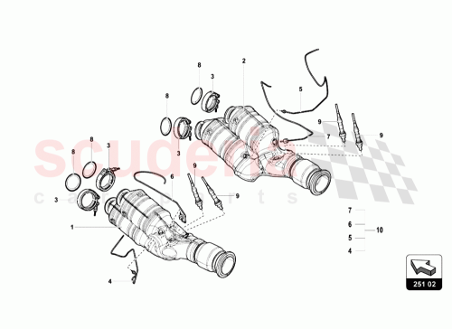 Part Diagram for Lamborghini 07M131777F