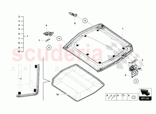Part Diagram for Lamborghini 475035434