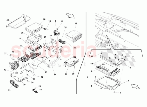 Part Diagram for Lamborghini 4B0937545B